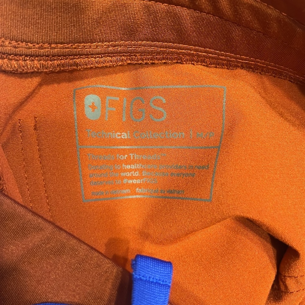 Figs Orange Women's Scrub Jogger Pants - Picture 4 of 4